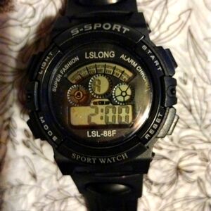 10",Men's, LSLONG, Digital,waterproof, multi function ,wrist watch.